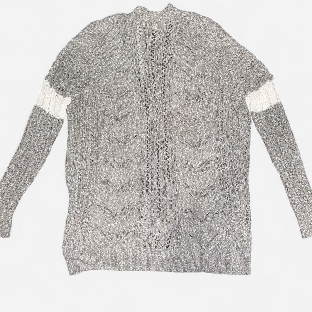 Hollister Grey and White Cardigan - Picture 7 of 8
